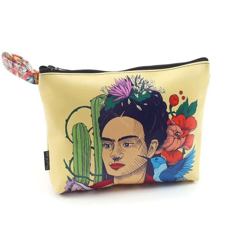 Necessaire de Viagem Grande Frida Kahlo Pés para Que os Quero