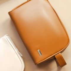 Necessaire Essential Grande Caramelo