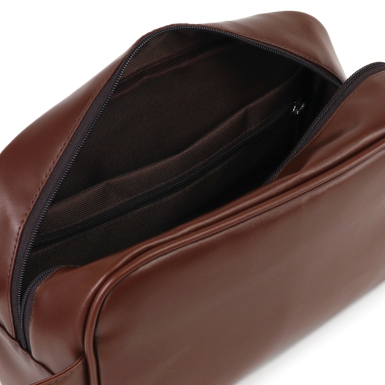 Necessaire Essential Grande Marrom Cacau