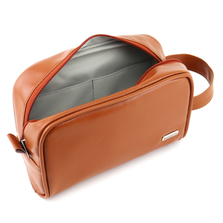 Necessaire Essential Pequena Caramelo