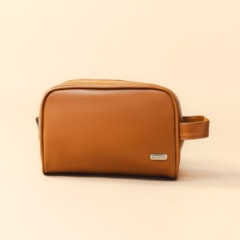 Necessaire Essential Pequena Caramelo