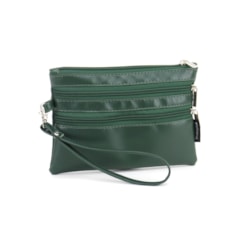 Necessaire Flat Tripla Verde Oliva