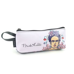 Necessaire Porta-Óculos Estampada Frida Kahlo Flor de Maracujá