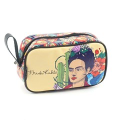 Necesssaire Estampada Média Frida Kahlo Pés para Que os Quero