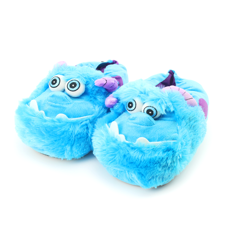 Pantufa 3D Monstros S.A. Cabeça Sulley Tamanho:M (36-38)