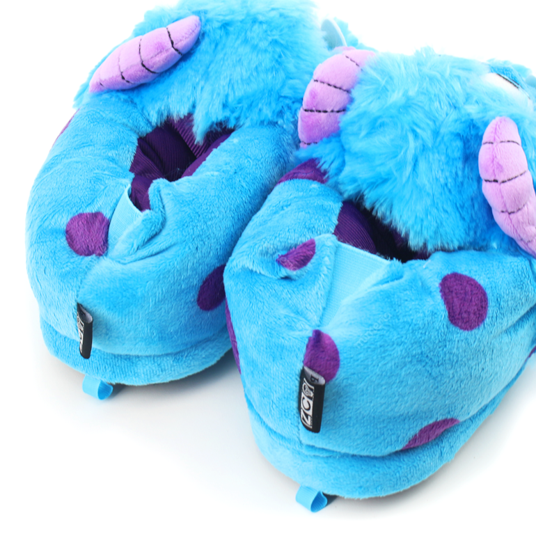 Pantufa 3D Monstros S.A. Cabeça Sulley Tamanho:M (36-38)