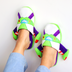 Pantufa Chinelo 3D Toy Story - Buzz Lightyear