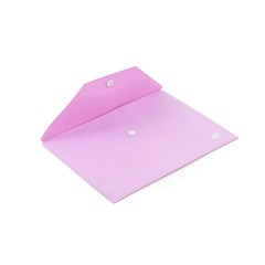 Pasta Envelope com Botão Horizontal A5 Lilás