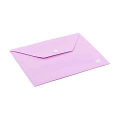 Pasta Envelope com Botão Horizontal A5 Lilás