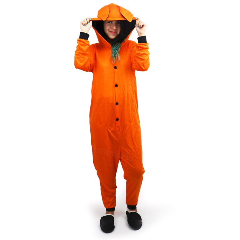 Pijama Kigurumi Verão Naruto Raposa 9 Caldas Pijama Kigurumi:PP