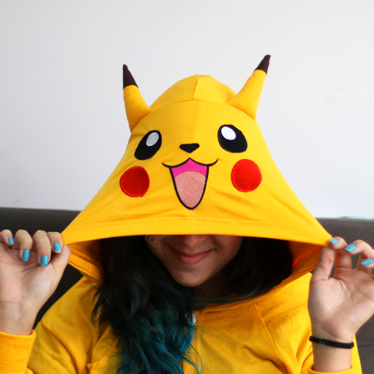 Pijama Kigurumi Verão Pikachu Pijama Kigurumi:PP