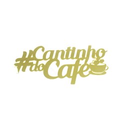 Placa Cantinho do Café Dourado