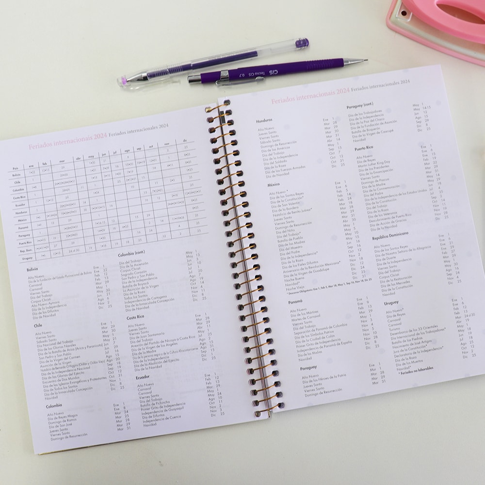 Planner 2024 Semanal West Village Poá Branca