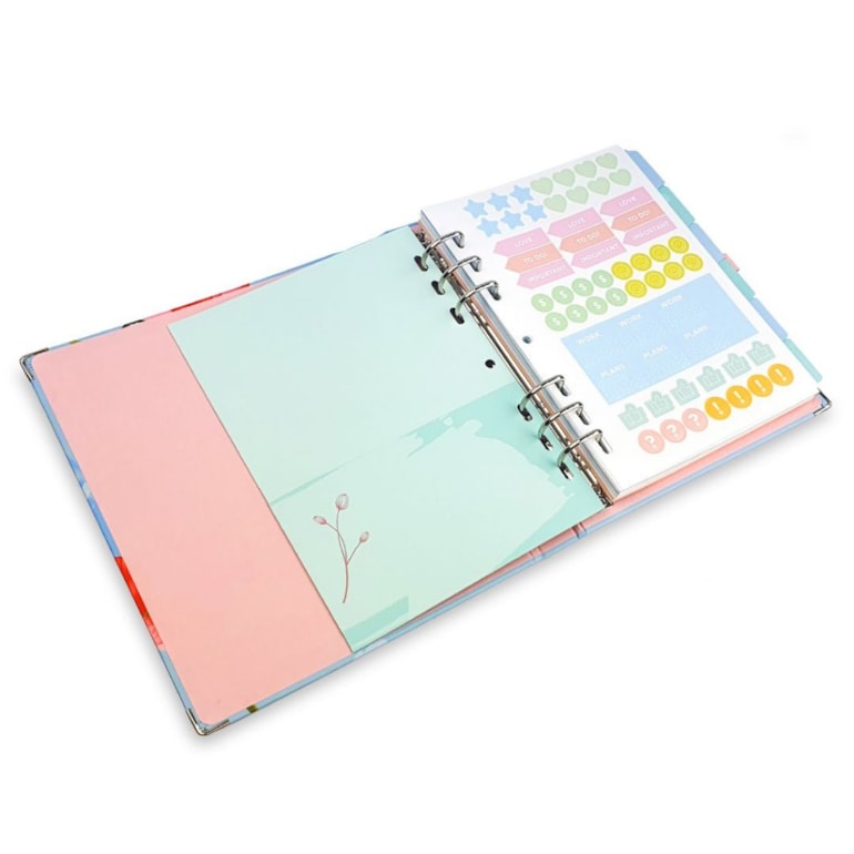 Planner Fichário La Bela Azul A5 Grande