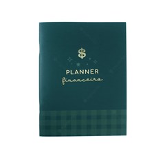 Planner Pocket Financeiro Verde Escuro