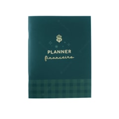 Planner Pocket Financeiro Verde Escuro