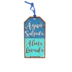 Plaquinha Tag Água Salgada