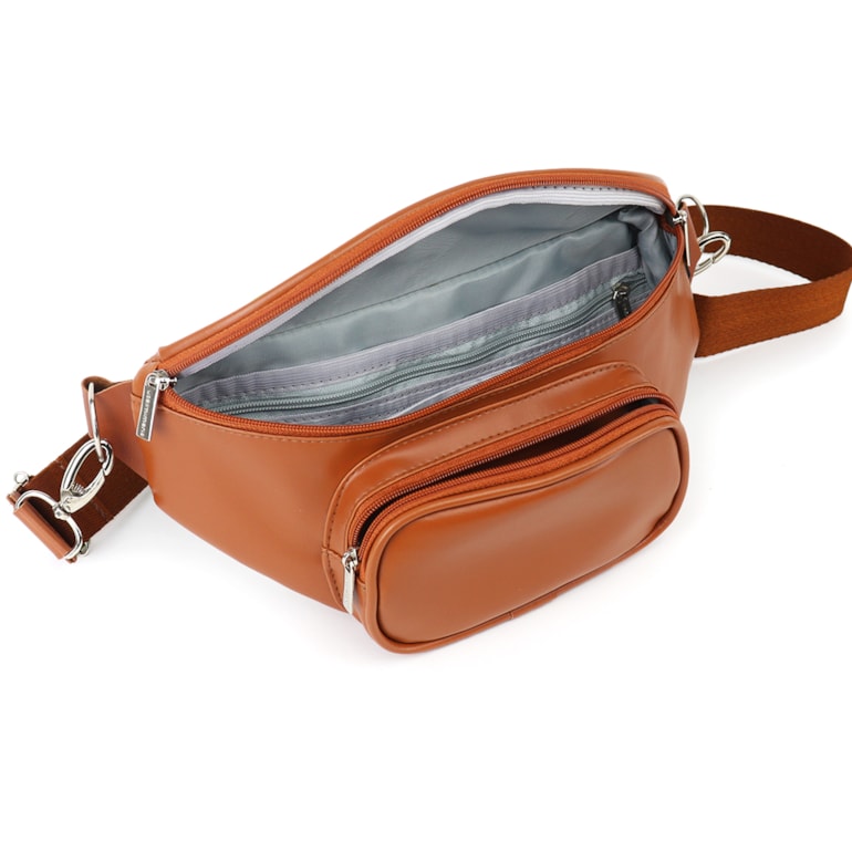 Pochete com Bolso Caramelo