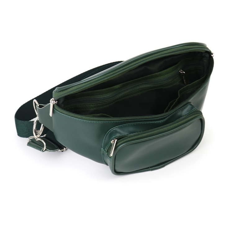 Pochete com Bolso Verde Oliva