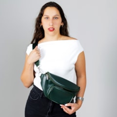 Pochete com Bolso Verde Oliva