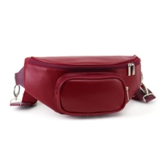 Pochete com Bolso Vermelho Cereja