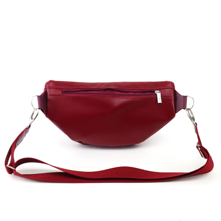 Pochete com Bolso Vermelho Cereja
