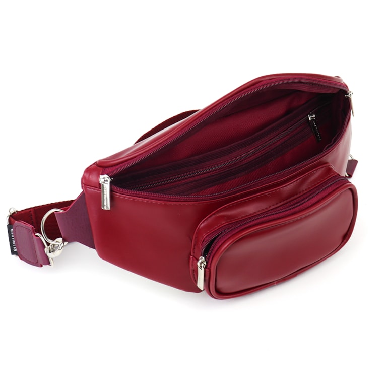 Pochete com Bolso Vermelho Cereja
