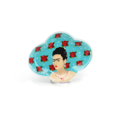 Prato Nuvem Frida Kahlo Azul Pequeno
