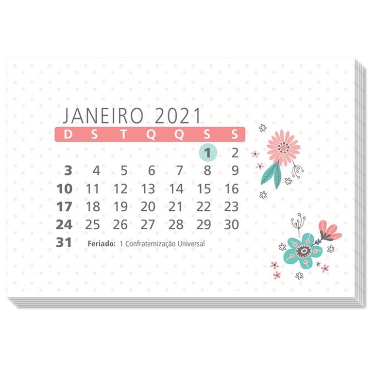 Refil Calendário de Mesa 2022