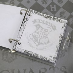 Refil para Caderno Argolado em PVC Mini Harry Potter
