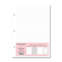 Refil para Caderno Argolado Fichário Miolo Pautado