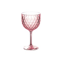 Taça de Gin Glamour Rosa 540 ml
