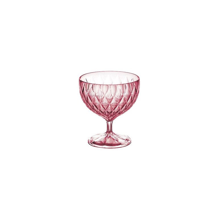 Taça de Sobremesa Glamour Rosa 360 ml