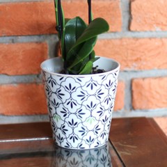 Vaso de Cerâmica Decorativo Botânico